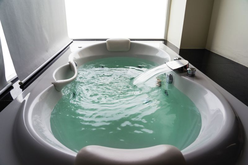 Spa-style whirlpool tub