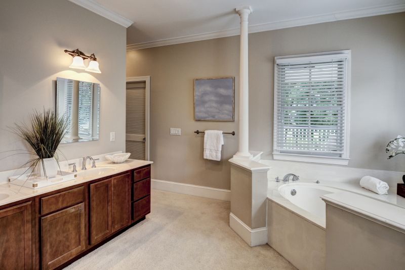 Expanded Master Bath with Double Vanities